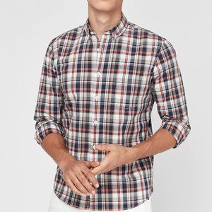 Express Men's Slim Button-Down Soft Wash Shirt